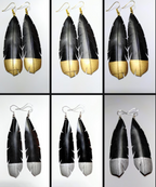 HineKURA - Huia - white, gold and silver